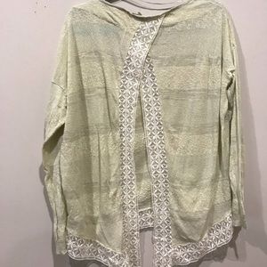 Free People Open Back Sweater